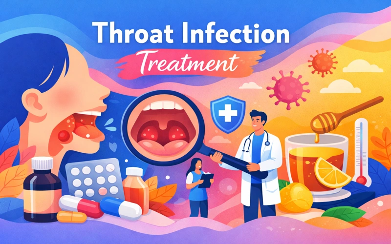Throat infection treatment in Delhi and home remedies explained by an ENT Specialist in Dwarka 
